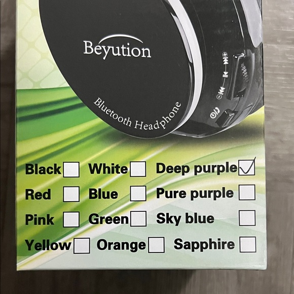 Deep Purple Wireless Over-Ear Headphones - Picture 4 of 5